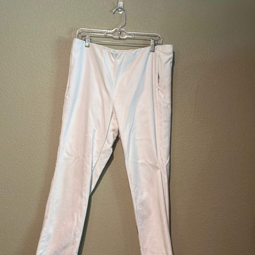 J.Jill white Cotten stretch pants